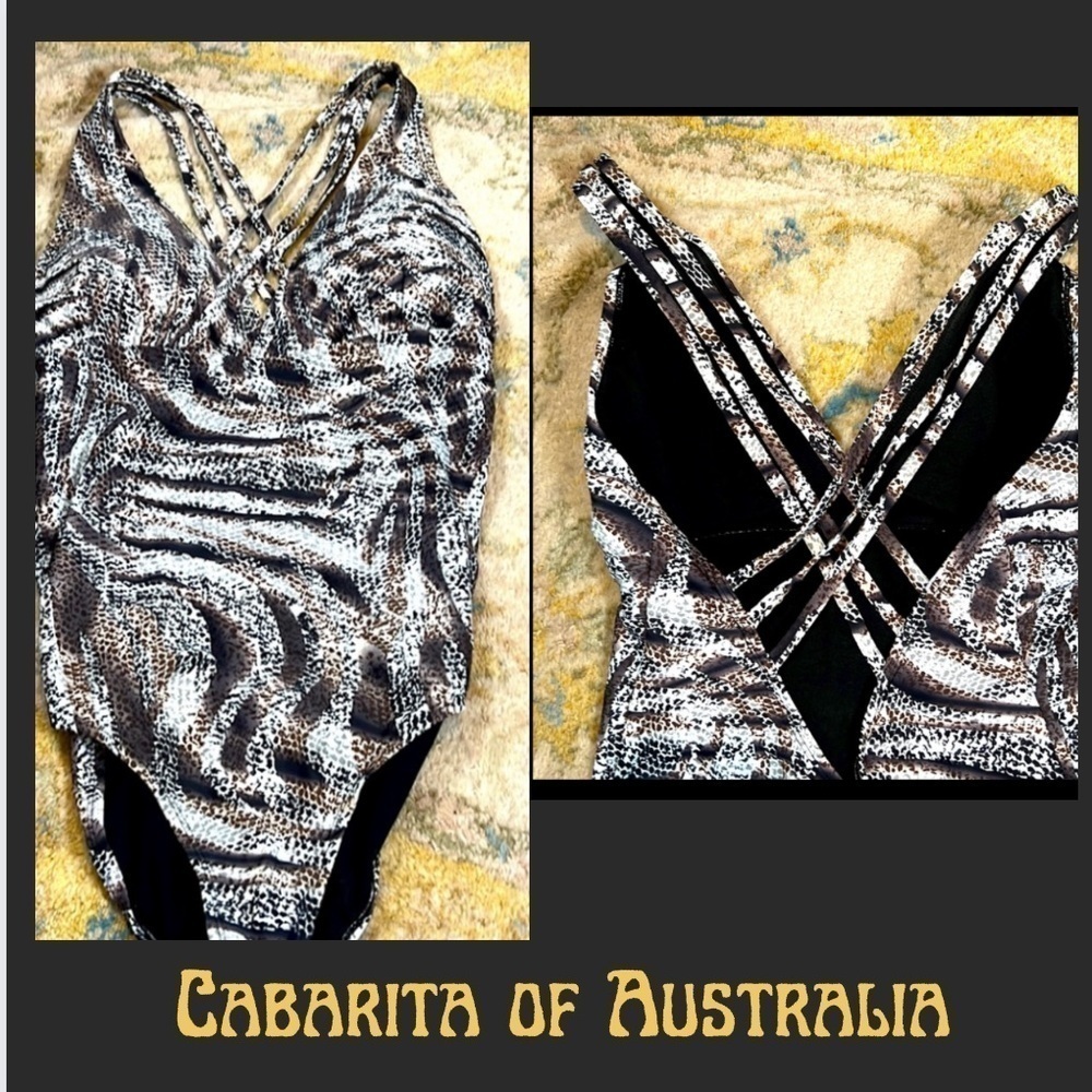 🔥Cabarita Swim,Australia, WOW, Triple Strapped Back, Low-Cut Back, Full Support